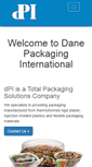 Mobile Screenshot of danepackaging.com